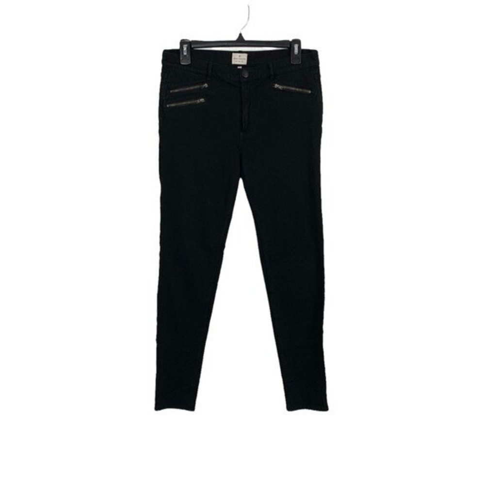 French Connection Jeans 8 Black Skinny Slim Fit Modern Chic Y2K